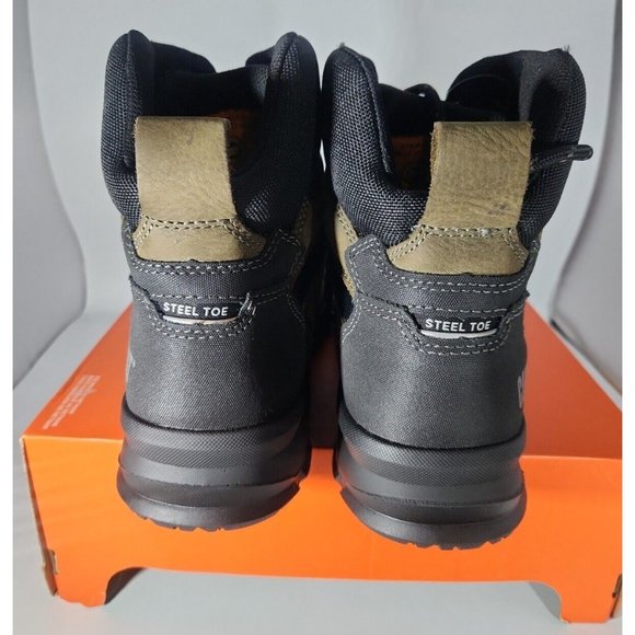 New CAT steel toe boots men waterproof 6” #p91330 M Size 12 US Caterpillar main image 2